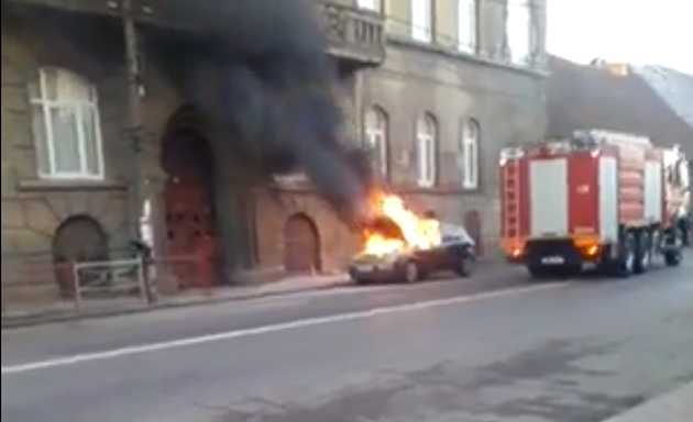 incendiu masina lugoj caransebesului video 23 decembrie 2013